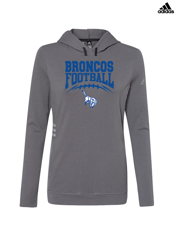 Bishop HS Football School Football - Womens Adidas Hoodie