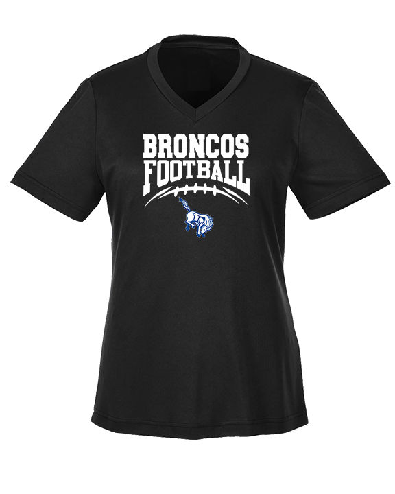 Bishop HS Football School Football - Womens Performance Shirt