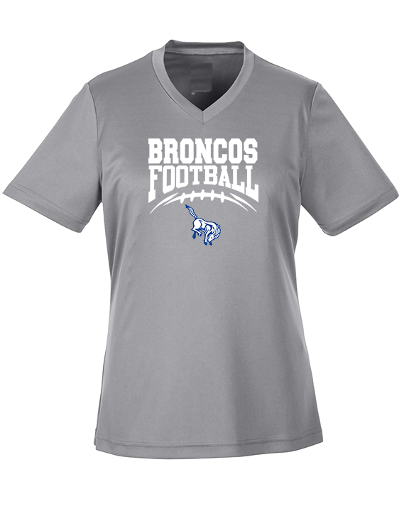 Bishop HS Football School Football - Womens Performance Shirt