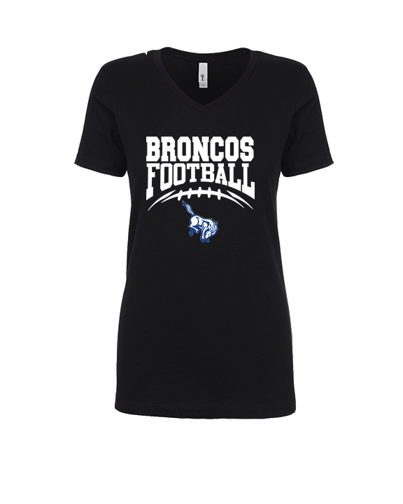 Bishop HS Football School Football - Womens Vneck