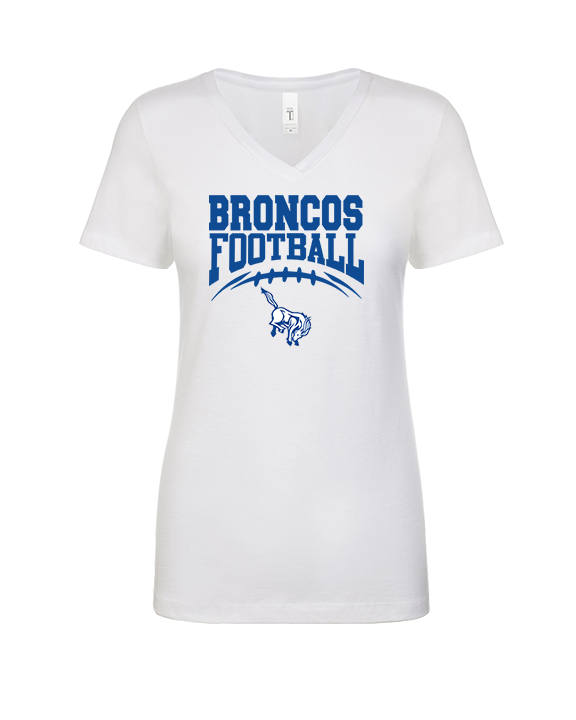 Bishop HS Football School Football - Womens Vneck