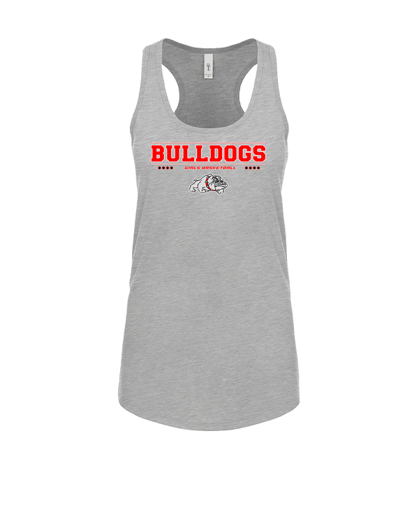 Boscobel HS Girls Basketball Border - Womens Tank Top