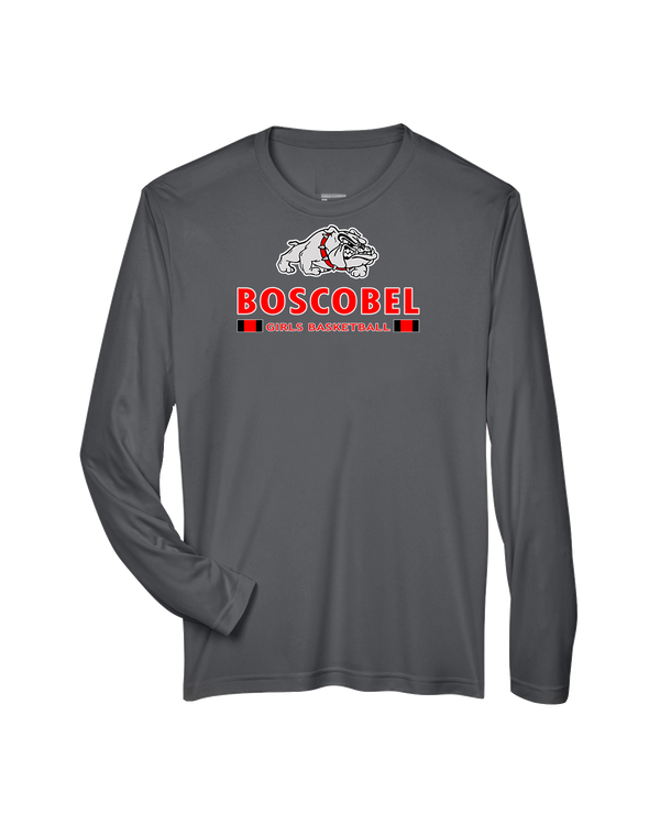 Boscobel HS Girls Basketball Stacked - Performance Long Sleeve