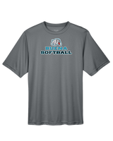 Buena HS Softball Bulldog Logo - Performance T-Shirt