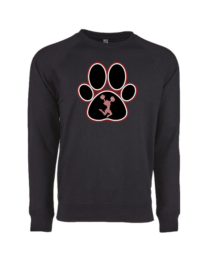 South Fork HS Bulldogs Cheer Paw - Crewneck Sweatshirt