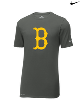 Burnsville HS Baseball B Logo - Nike Cotton Poly Dri-Fit