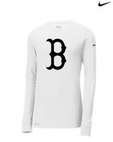 Burnsville HS Baseball B Logo - Nike Dri-Fit Poly Long Sleeve