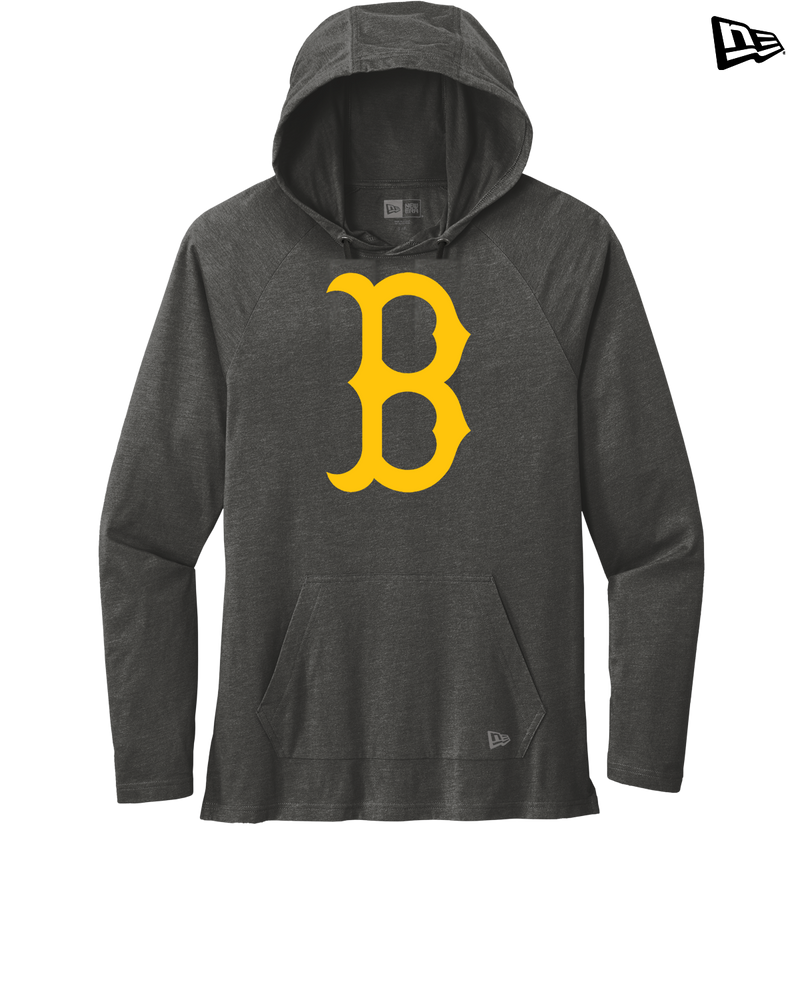 Burnsville HS Baseball B Logo - New Era Tri Blend Hoodie