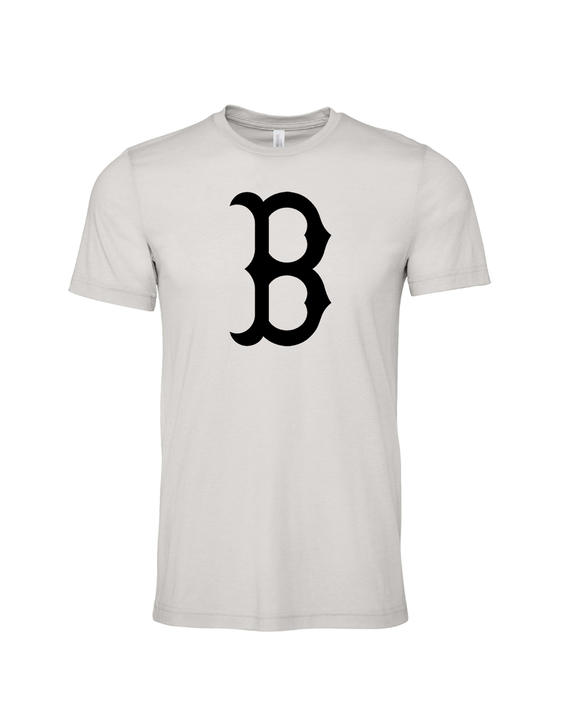 Burnsville HS Baseball B Logo - Mens Tri Blend Shirt