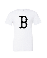 Burnsville HS Baseball B Logo - Mens Tri Blend Shirt