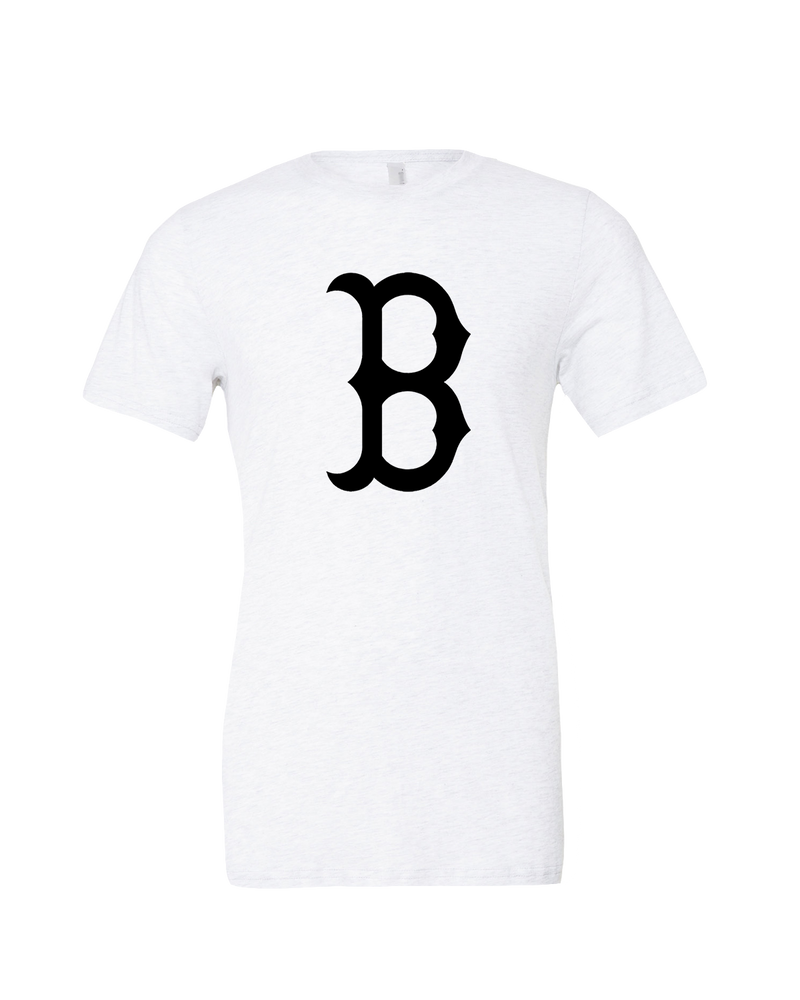 Burnsville HS Baseball B Logo - Mens Tri Blend Shirt