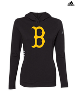 Burnsville HS Baseball B Logo - Adidas Women's Lightweight Hooded Sweatshirt