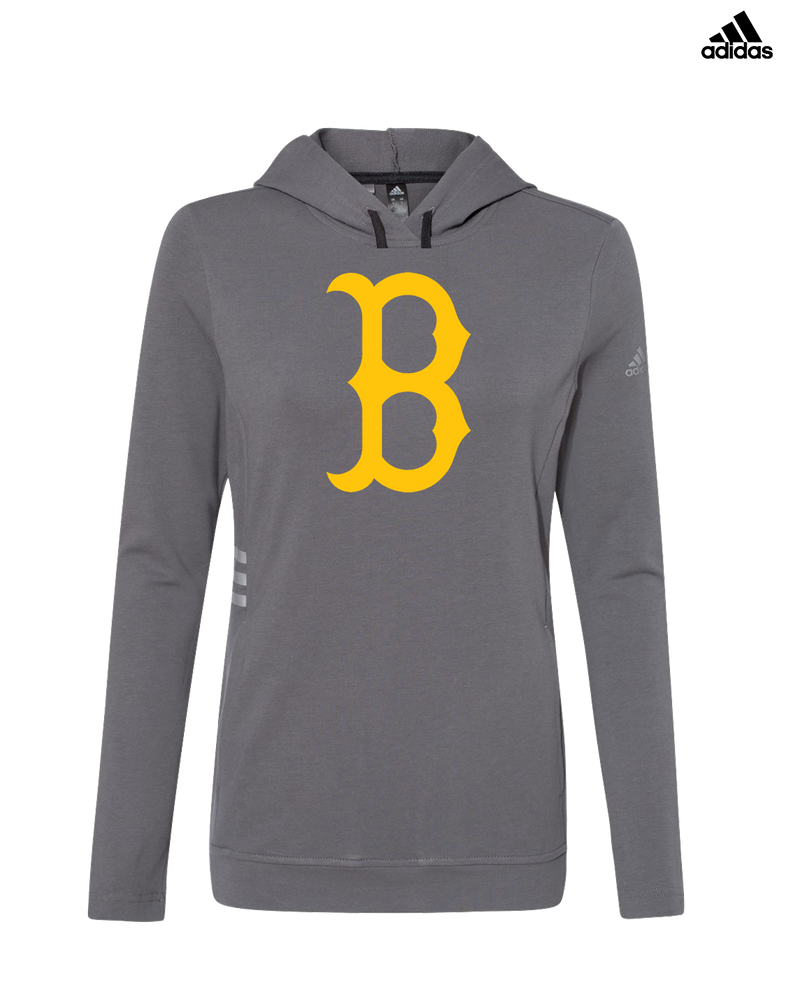 Burnsville HS Baseball B Logo - Adidas Women's Lightweight Hooded Sweatshirt