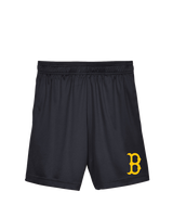 Burnsville HS Baseball B Logo - Youth Short