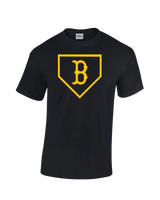 Burnsville HS Baseball Plate Logo - Cotton T-Shirt