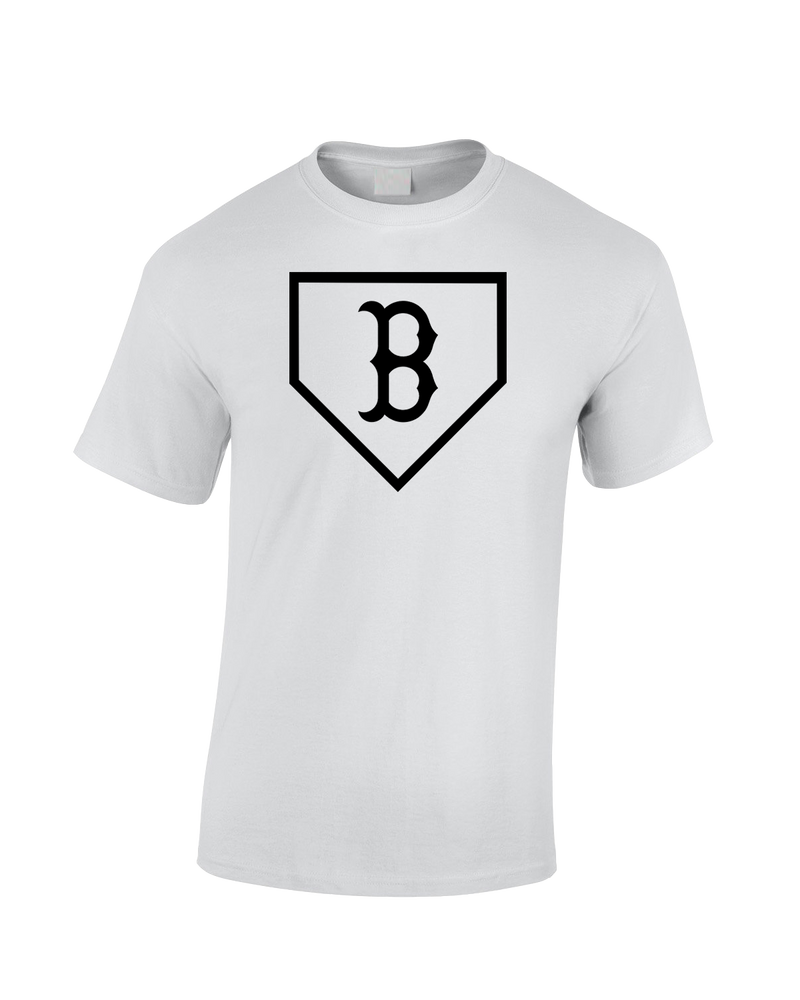 Burnsville HS Baseball Plate Logo - Cotton T-Shirt