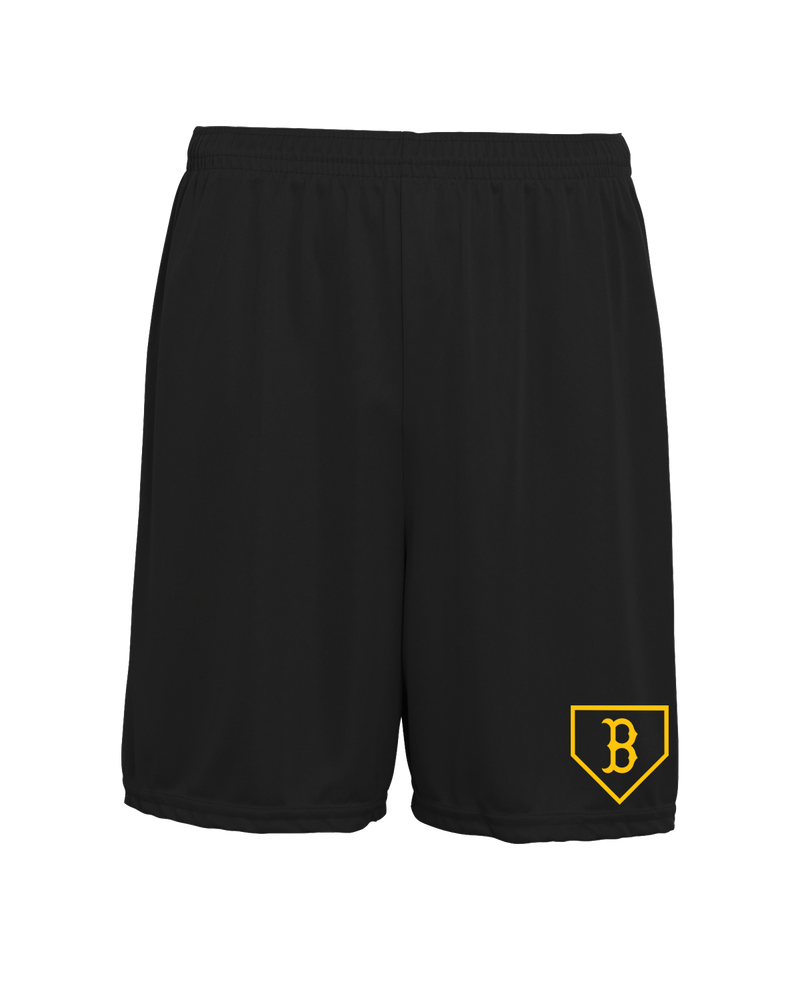 Burnsville HS Baseball Plate Logo - 7 inch Training Shorts