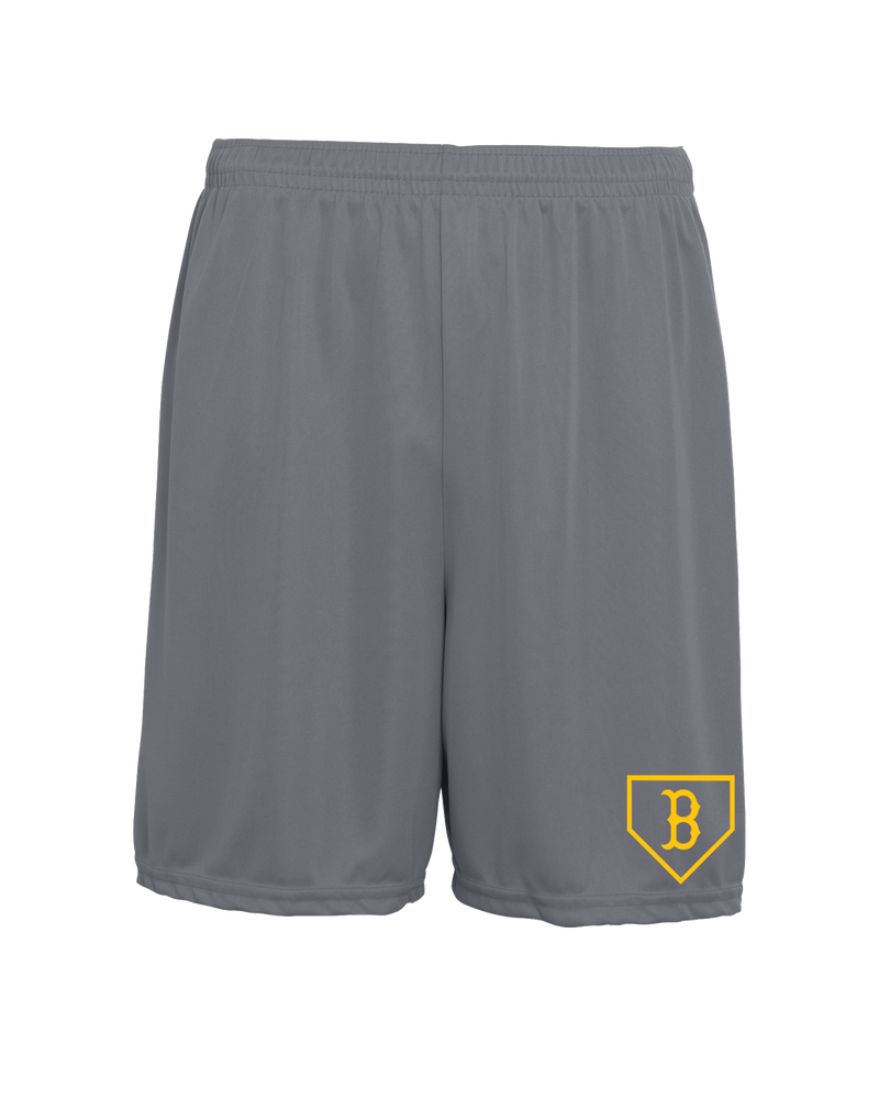 Burnsville HS Baseball Plate Logo - 7 inch Training Shorts