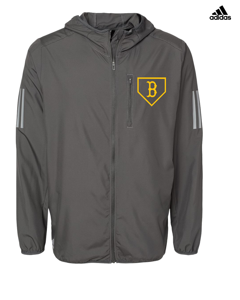 Burnsville HS Baseball Plate Logo - Adidas Men's Windbreaker