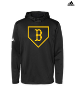 Burnsville HS Baseball Plate Logo - Adidas Men's Hooded Sweatshirt