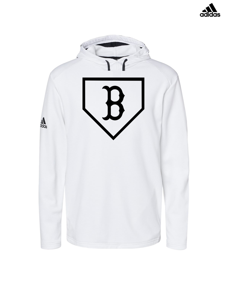 Burnsville HS Baseball Plate Logo - Adidas Men's Hooded Sweatshirt