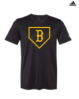 Burnsville HS Baseball Plate Logo - Adidas Men's Performance Shirt