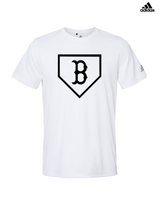 Burnsville HS Baseball Plate Logo - Adidas Men's Performance Shirt