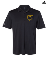 Burnsville HS Baseball Plate Logo - Adidas Men's Performance Polo