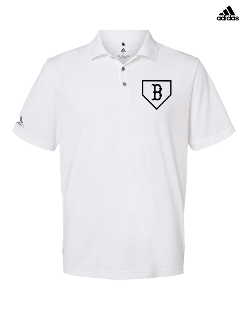 Burnsville HS Baseball Plate Logo - Adidas Men's Performance Polo