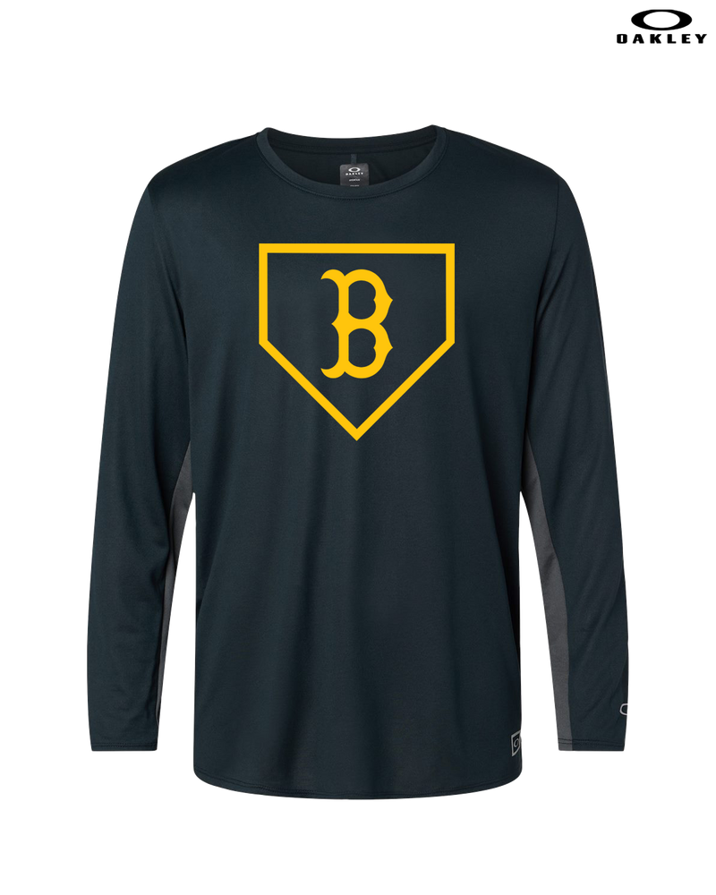 Burnsville HS Baseball Plate Logo - Oakley Hydrolix Long Sleeve