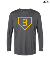 Burnsville HS Baseball Plate Logo - Oakley Hydrolix Long Sleeve