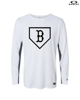 Burnsville HS Baseball Plate Logo - Oakley Hydrolix Long Sleeve