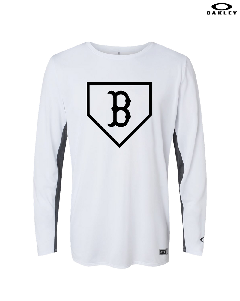 Burnsville HS Baseball Plate Logo - Oakley Hydrolix Long Sleeve