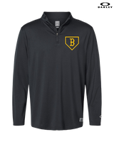 Burnsville HS Baseball Plate Logo - Oakley Quarter Zip