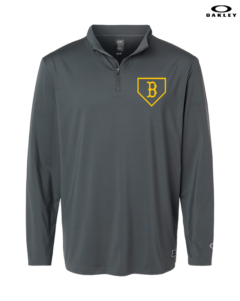 Burnsville HS Baseball Plate Logo - Oakley Quarter Zip