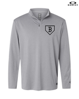 Burnsville HS Baseball Plate Logo - Oakley Quarter Zip