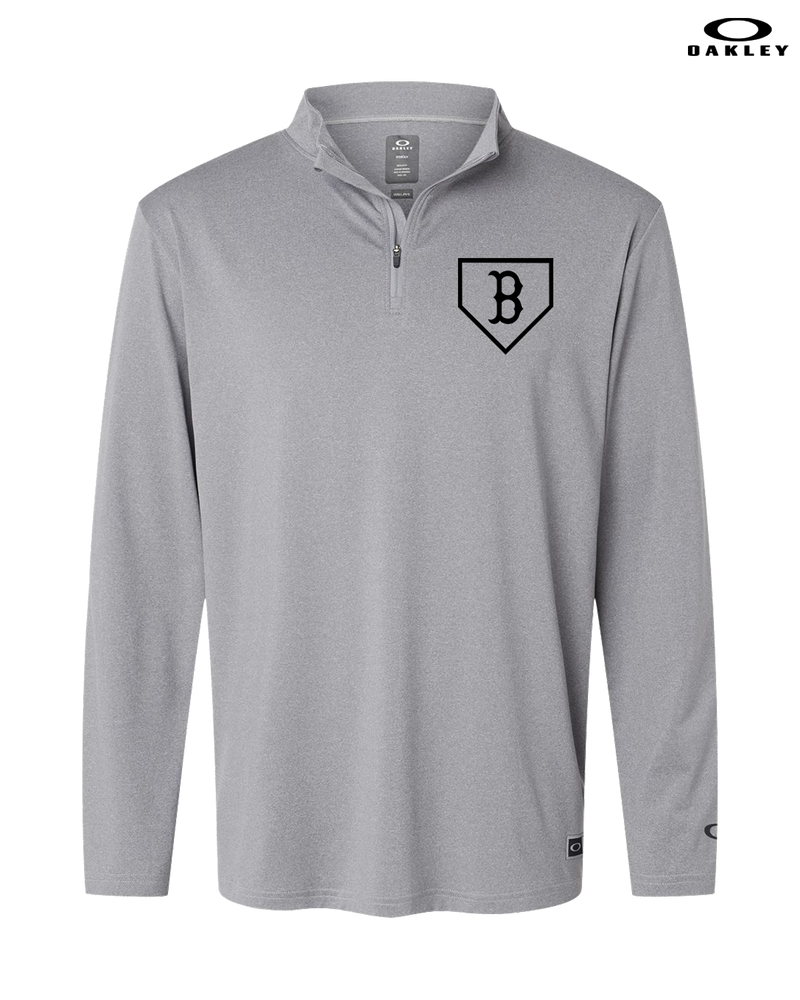 Burnsville HS Baseball Plate Logo - Oakley Quarter Zip