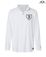 Burnsville HS Baseball Plate Logo - Oakley Quarter Zip