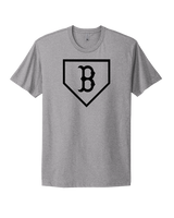 Burnsville HS Baseball Plate Logo - Select Cotton T-Shirt