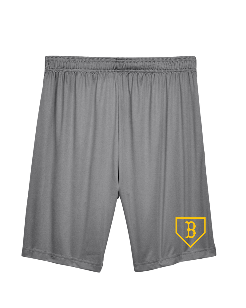 Burnsville HS Baseball Plate Logo - Training Short With Pocket