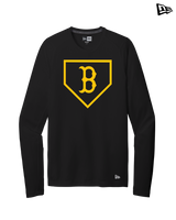 Burnsville HS Baseball Plate Logo - New Era Long Sleeve Crew