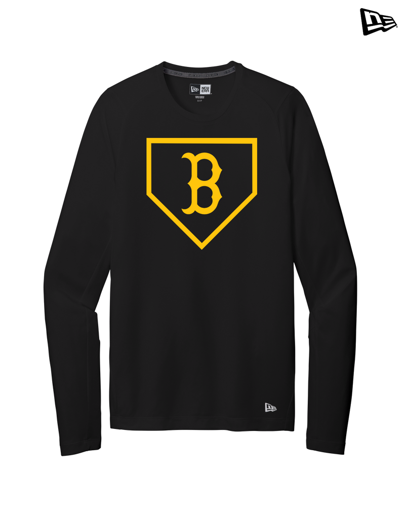 Burnsville HS Baseball Plate Logo - New Era Long Sleeve Crew