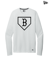 Burnsville HS Baseball Plate Logo - New Era Long Sleeve Crew