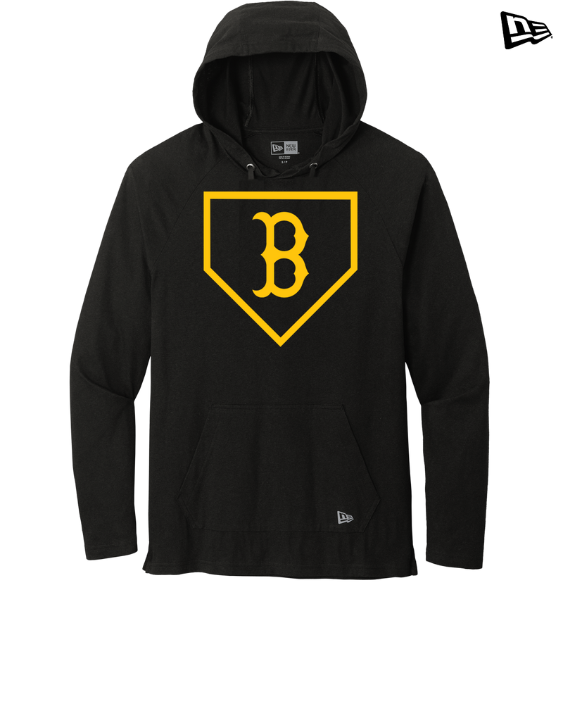 Burnsville HS Baseball Plate Logo - New Era Tri Blend Hoodie