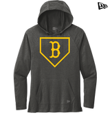 Burnsville HS Baseball Plate Logo - New Era Tri Blend Hoodie