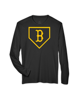 Burnsville HS Baseball Plate Logo - Performance Long Sleeve