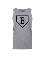 Burnsville HS Baseball Plate Logo - Mens Tank Top