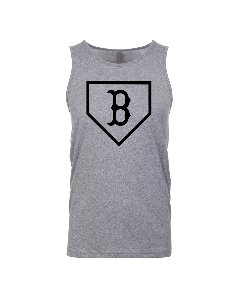 Burnsville HS Baseball Plate Logo - Mens Tank Top