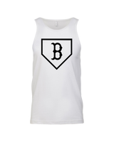 Burnsville HS Baseball Plate Logo - Mens Tank Top