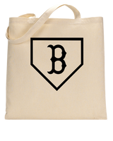 Burnsville HS Baseball Plate Logo - Tote Bag